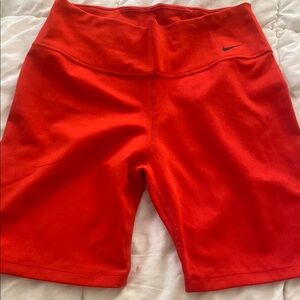 Nike Red Athletic Performance Shorts dri-fit